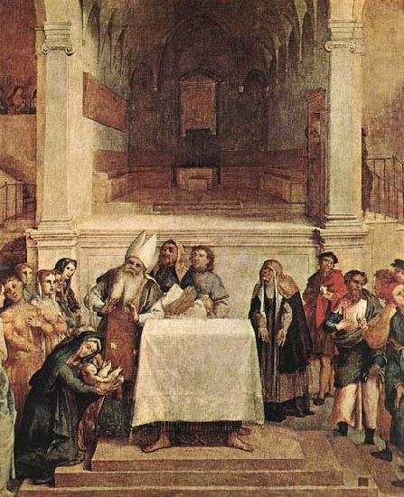Presentation on the Temple, Lorenzo Lotto